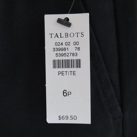 Talbots* Women's Pedal Pusher-Length Slim-Leg Sits at Waist Capris Pants~Size 6P - Picture 4 of 11